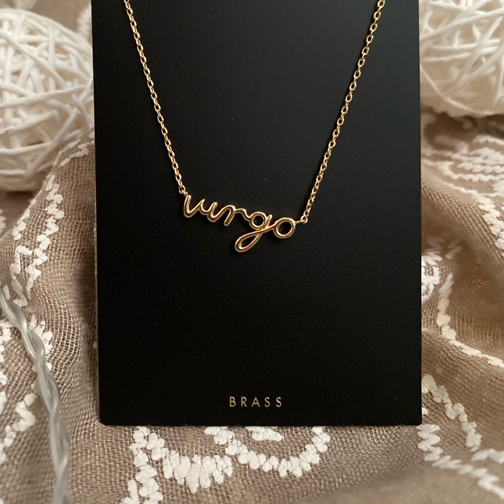 Zodiac sign necklace (virgo)